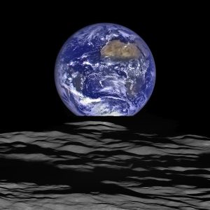 NASA's high resolution 'Earthrise' image recreates the most iconic Earthrise photo taken by the crew of the Apollo 8 mission as the spacecraft entered lunar orbit on Christmas Eve 1968.